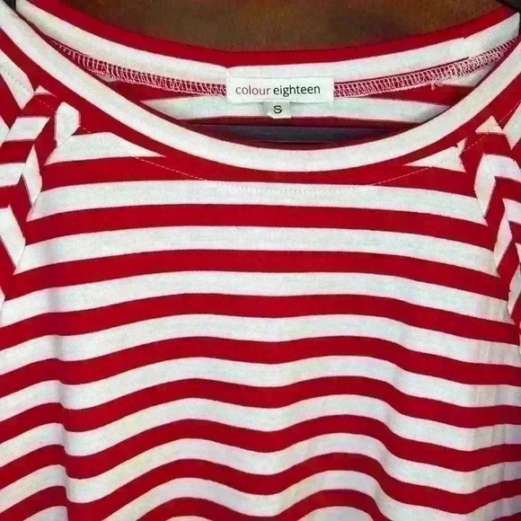 Colour Eighteen striped women’s tunic top - Picture 2 of 4